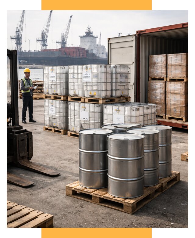 Доставка химического сырья из Индии от 258425 р. | СетСервис-Прк