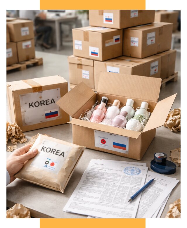 Доставка косметики из Кореи от 8786 р. под ключ | СетСервис-Прк