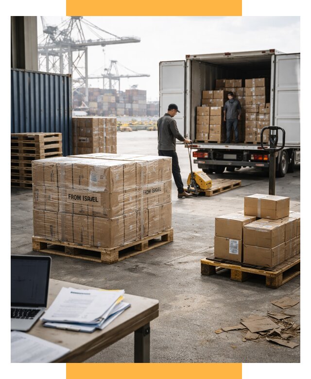 Доставка грузов из Израиля от 15506 р., логистика от СетСервис-Прк