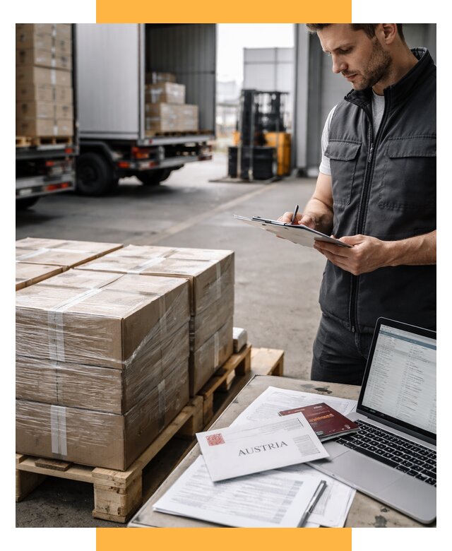 Доставка в Австрию от 67191 р. Логистика и экспорт СетСервис-Прк