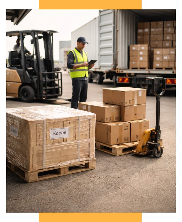 Доставка грузов в Корею из России от 36180 р. | СетСервис-Прк